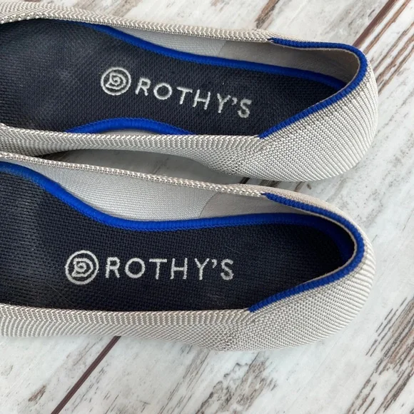 Rothy’s The Point Flax Birdseye Knit Flats - Size 8.5 - Picture 12 of 16